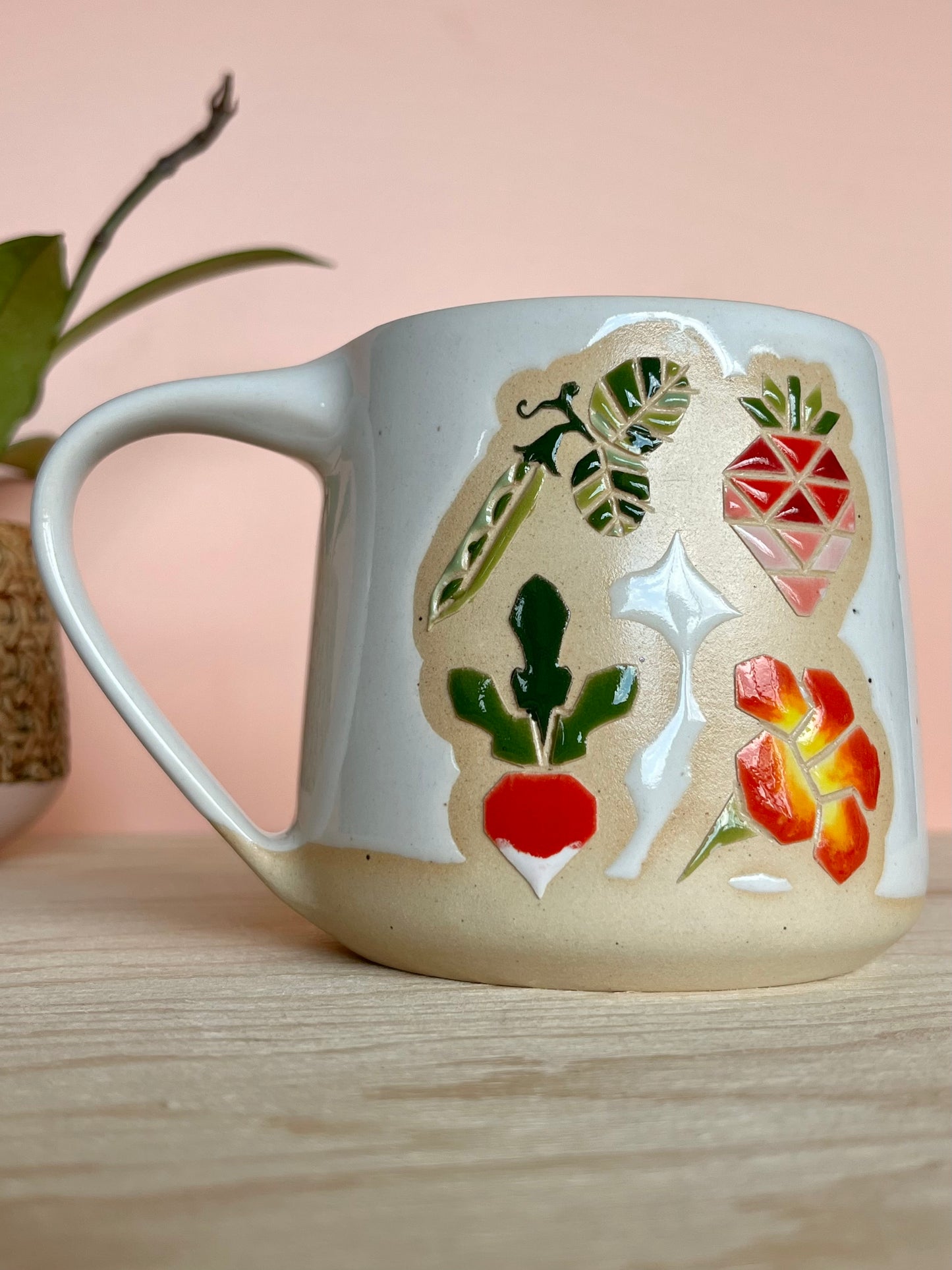 Tall Garden Quilt Mug -15-