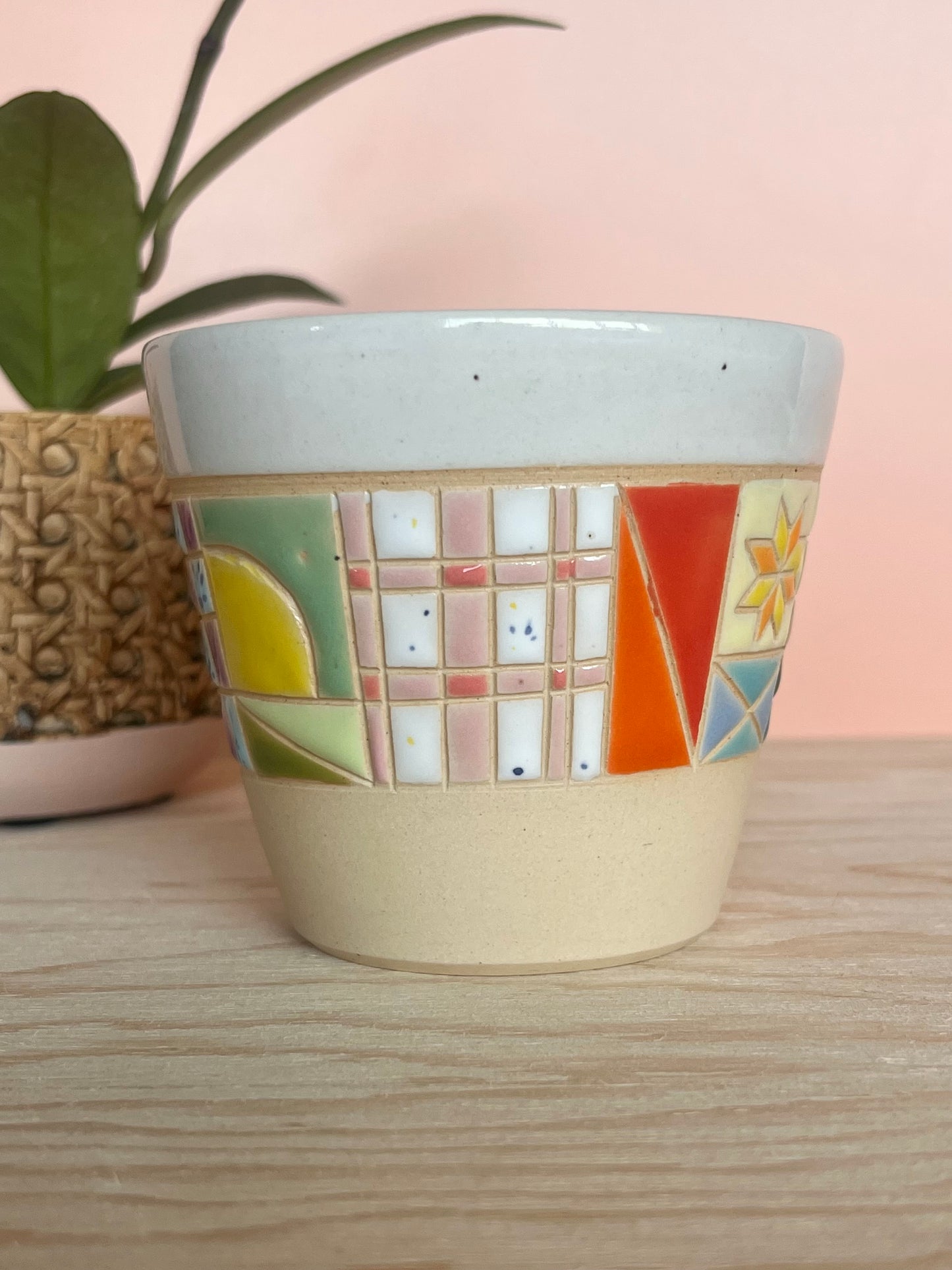 Angular Quilted Tumbler -74-