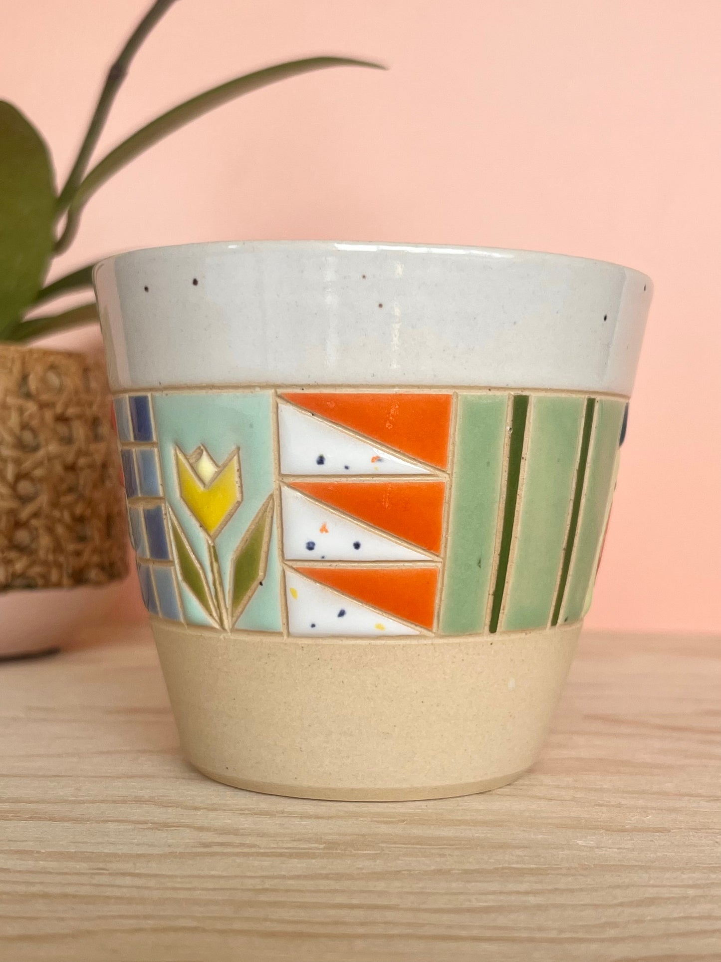 Angular Quilted Tumbler -71-