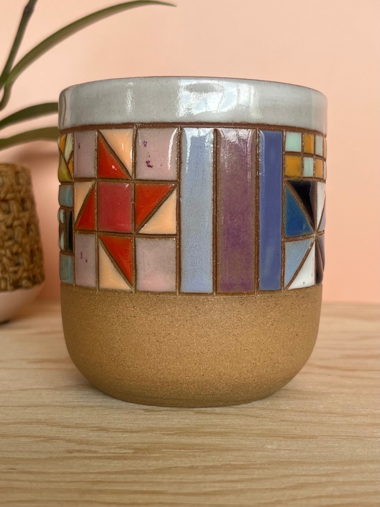 Rounded Quilted Tumbler -81-