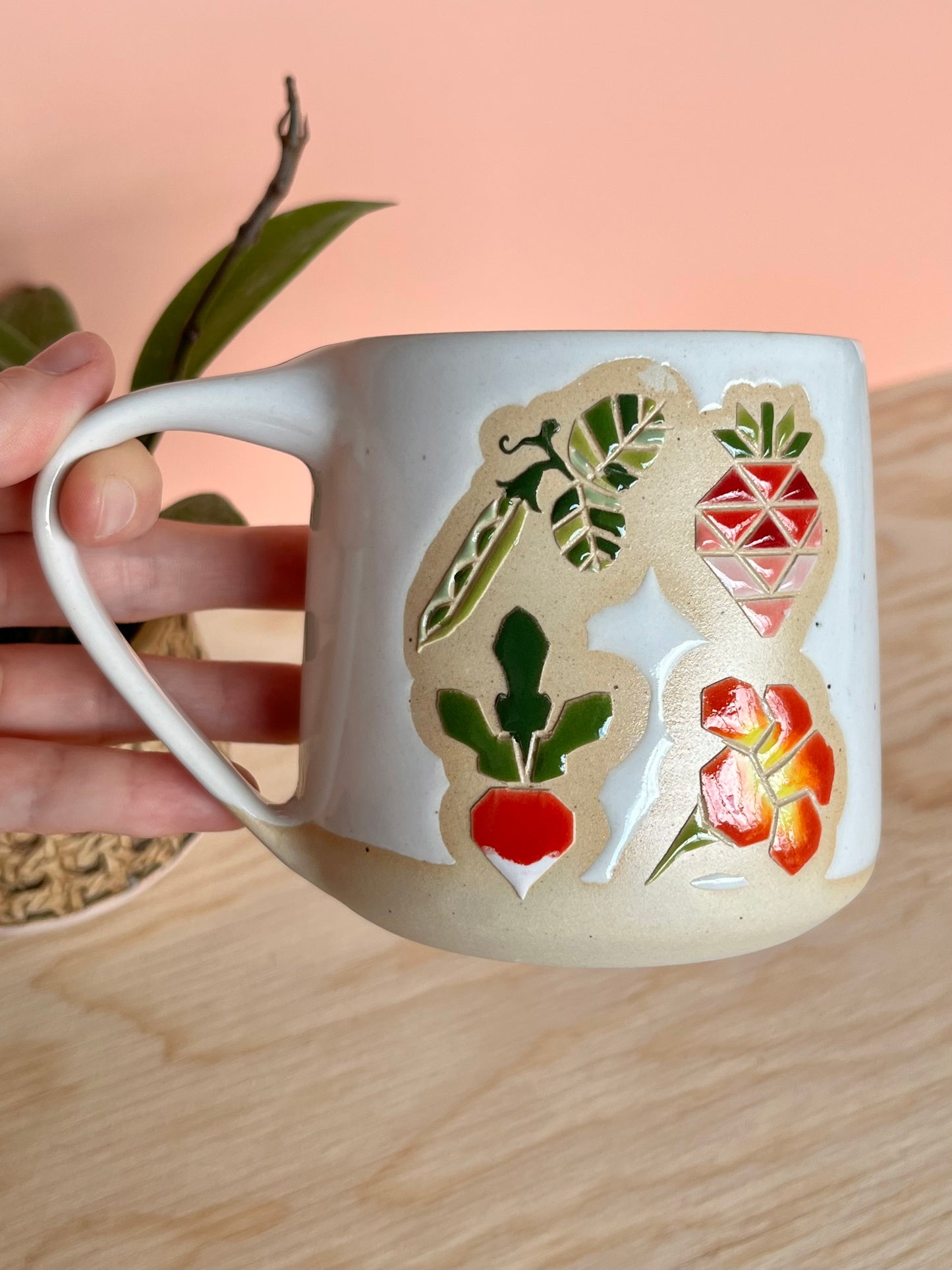 Tall Garden Quilt Mug -15-