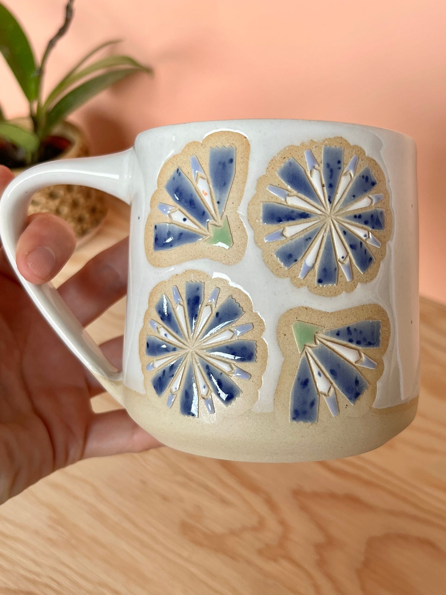 Tall Garden Quilt Mug -21-