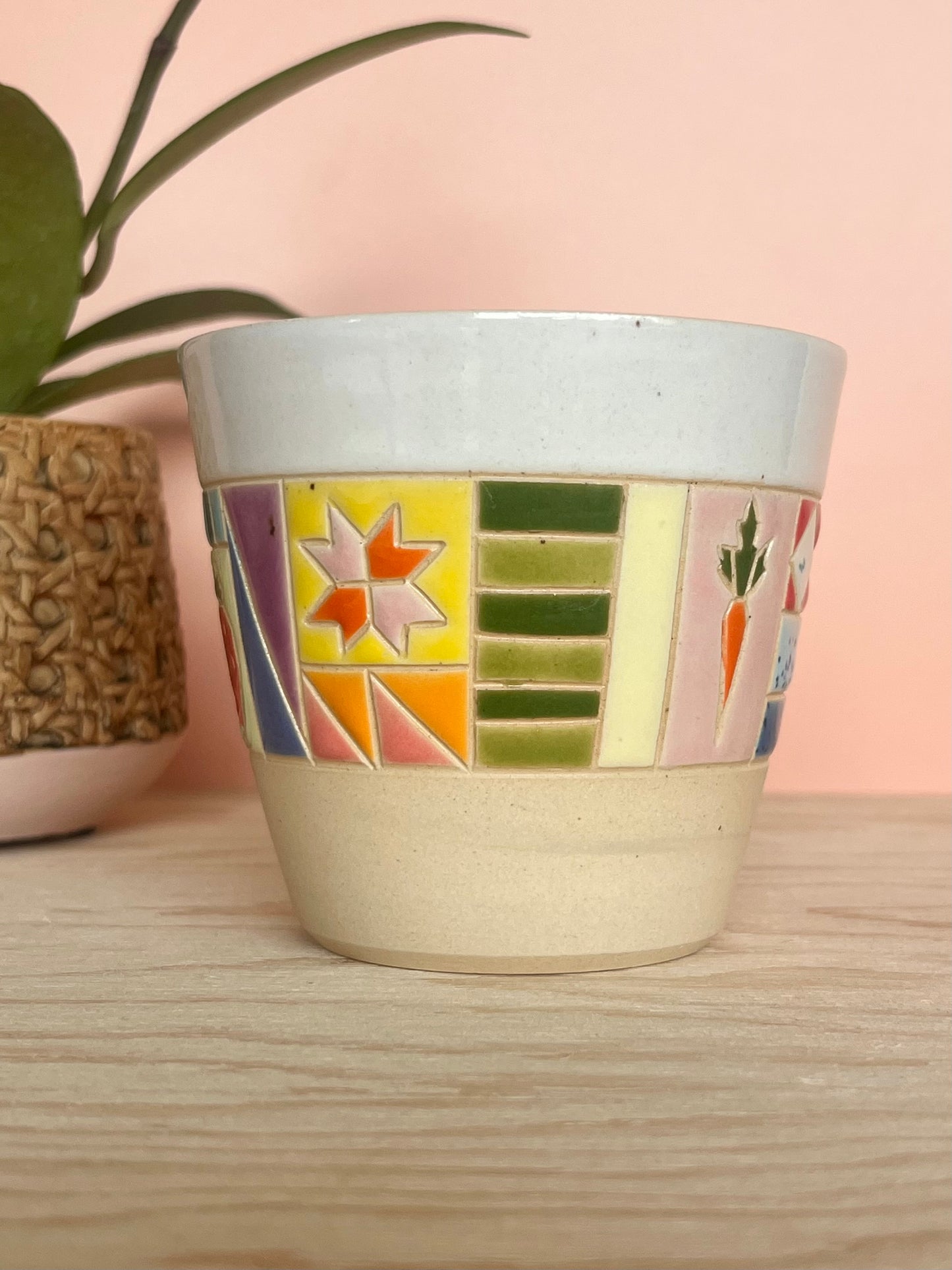Angular Quilted Tumbler -71-
