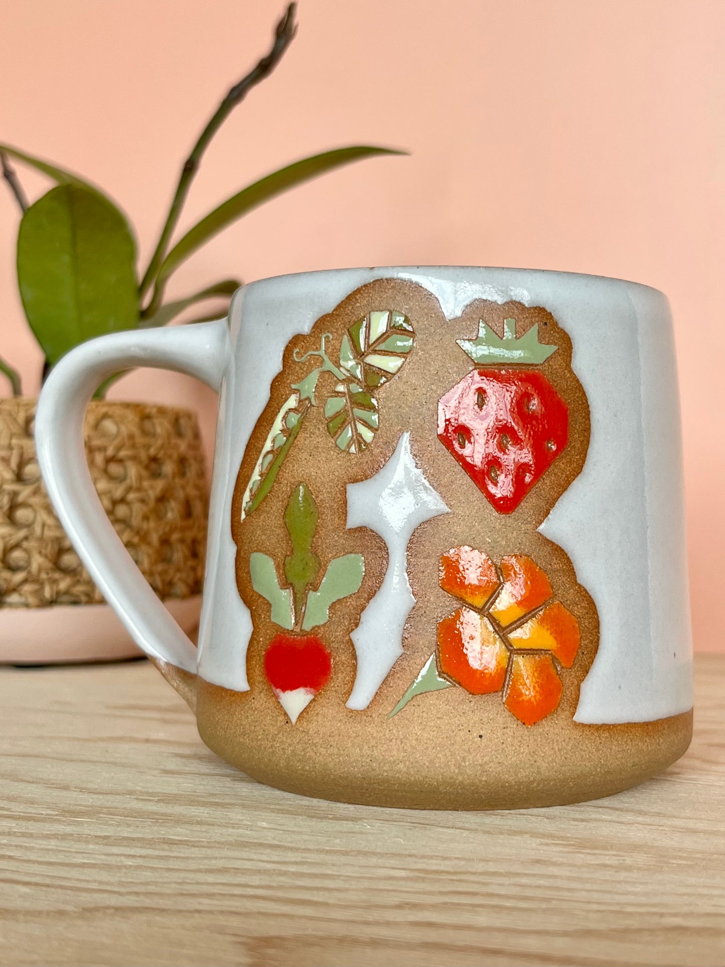 Tall Garden Quilt Mug -03-