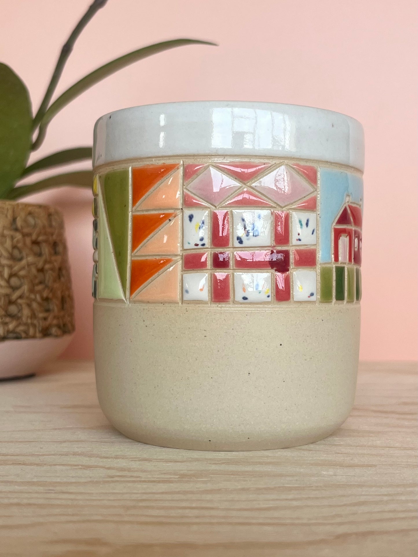 Rounded Quilted Tumbler -89-