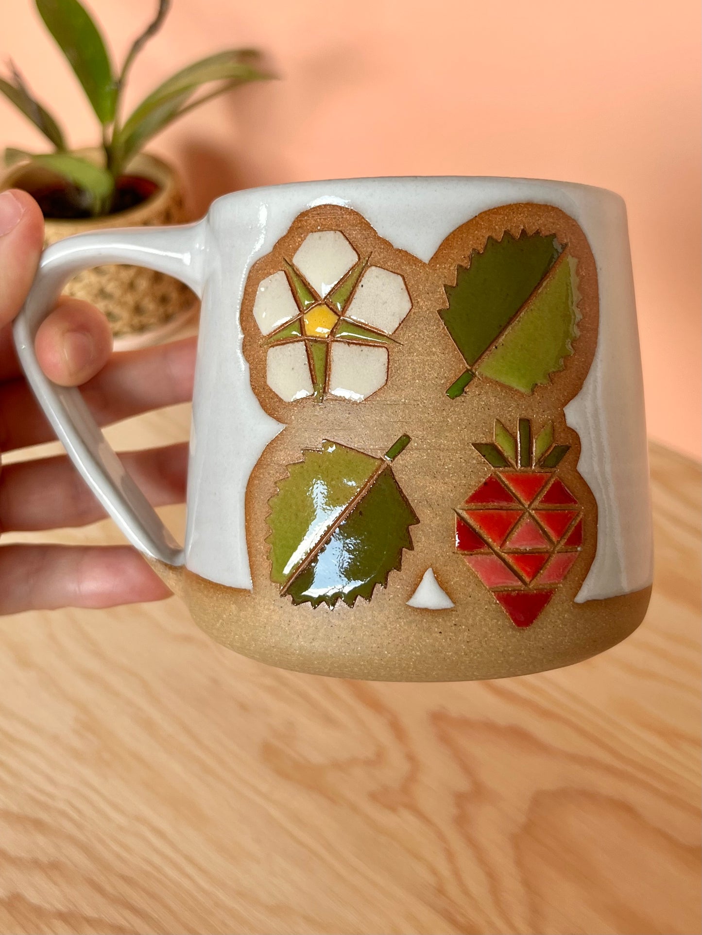 Tall Garden Quilt Mug -07-