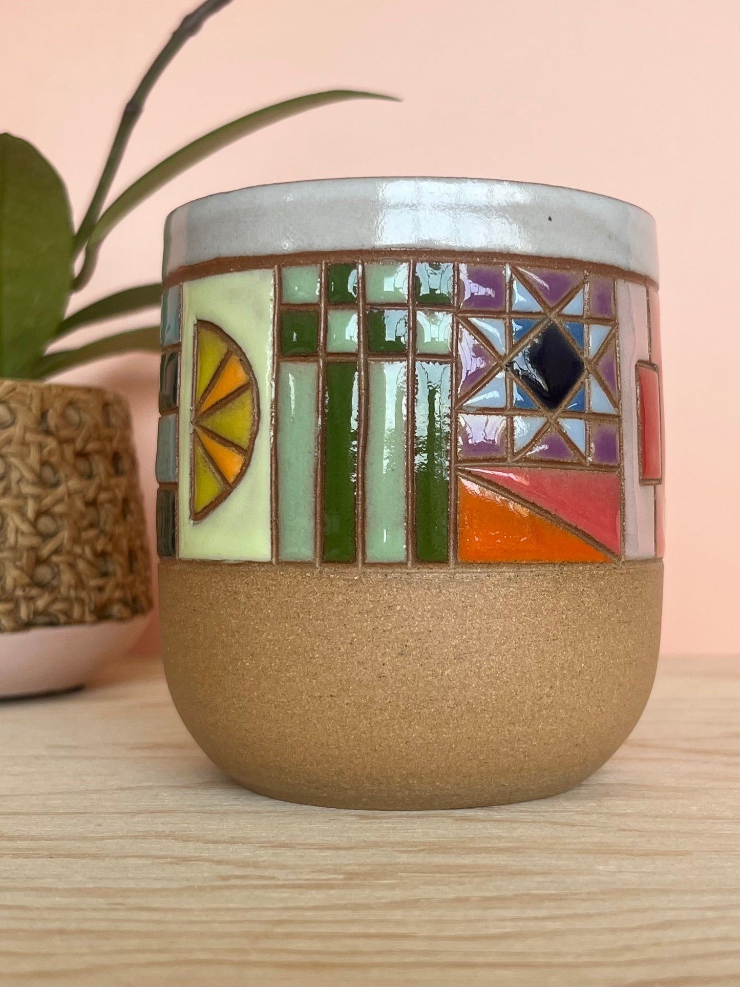 Rounded Quilted Tumbler -88-