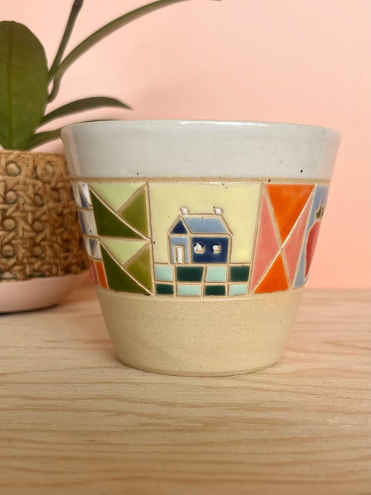 Angular Quilted Tumbler -72-