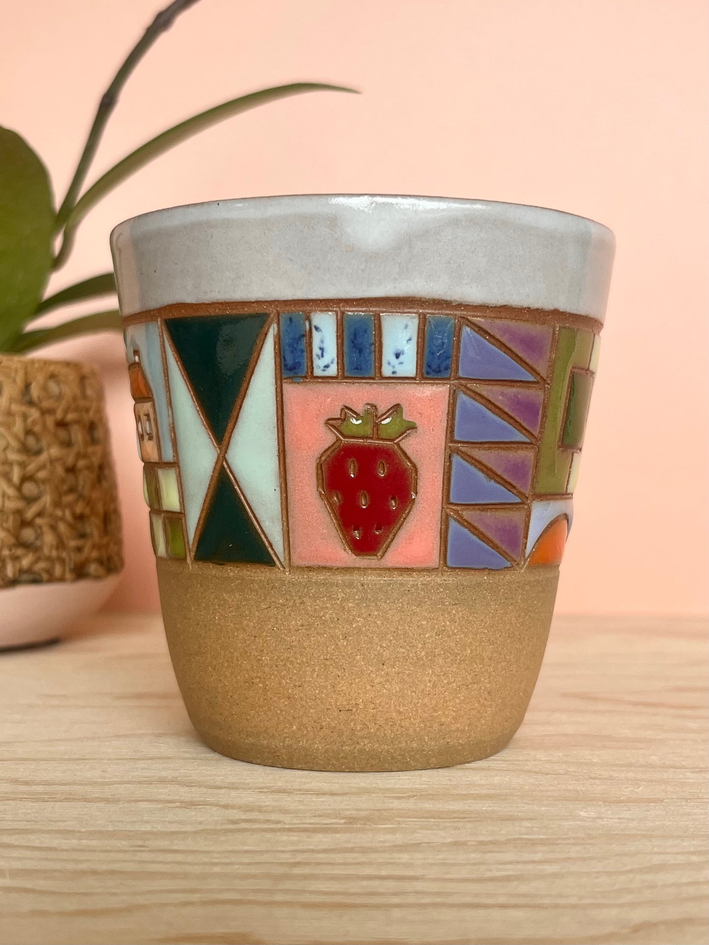Angular Quilted Tumbler -67-