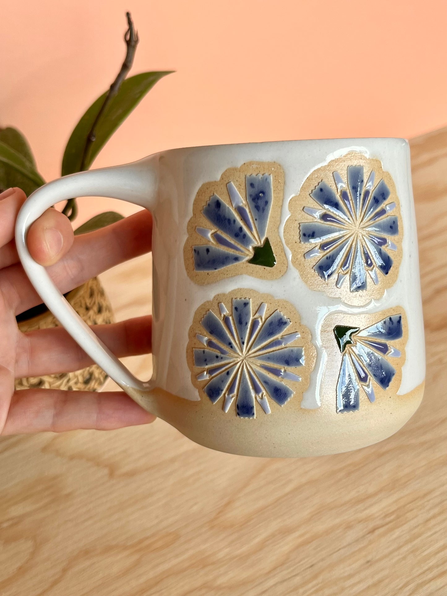 Extra Tall Garden Quilt Mug -27-