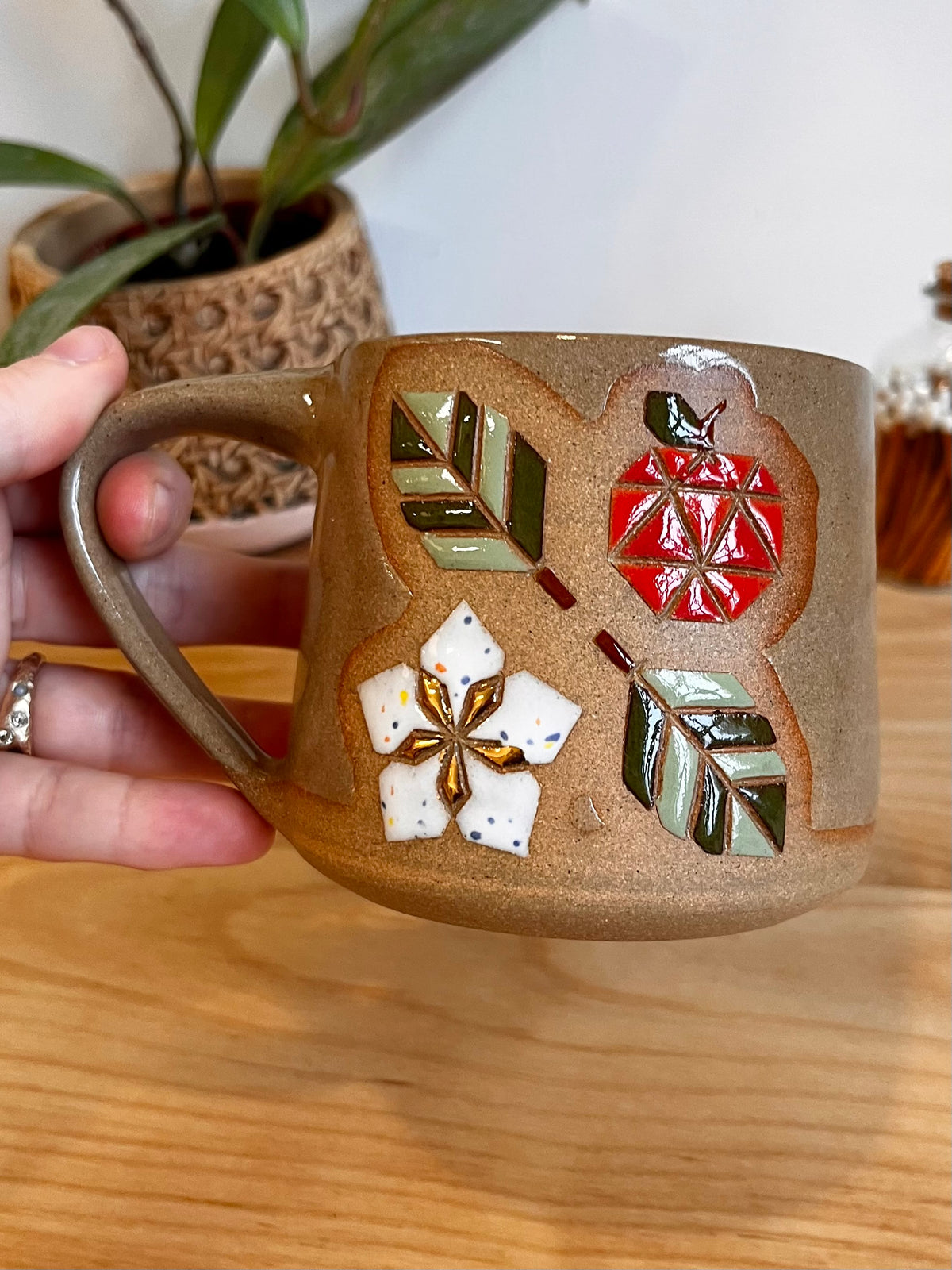 Shortie Fall Quilt Mug -06-