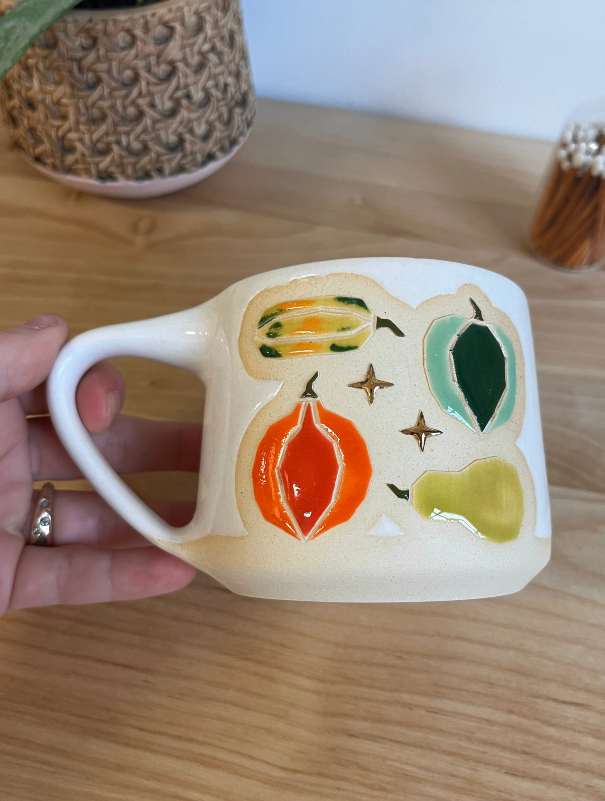 Shortie Fall Quilt Mug -12-