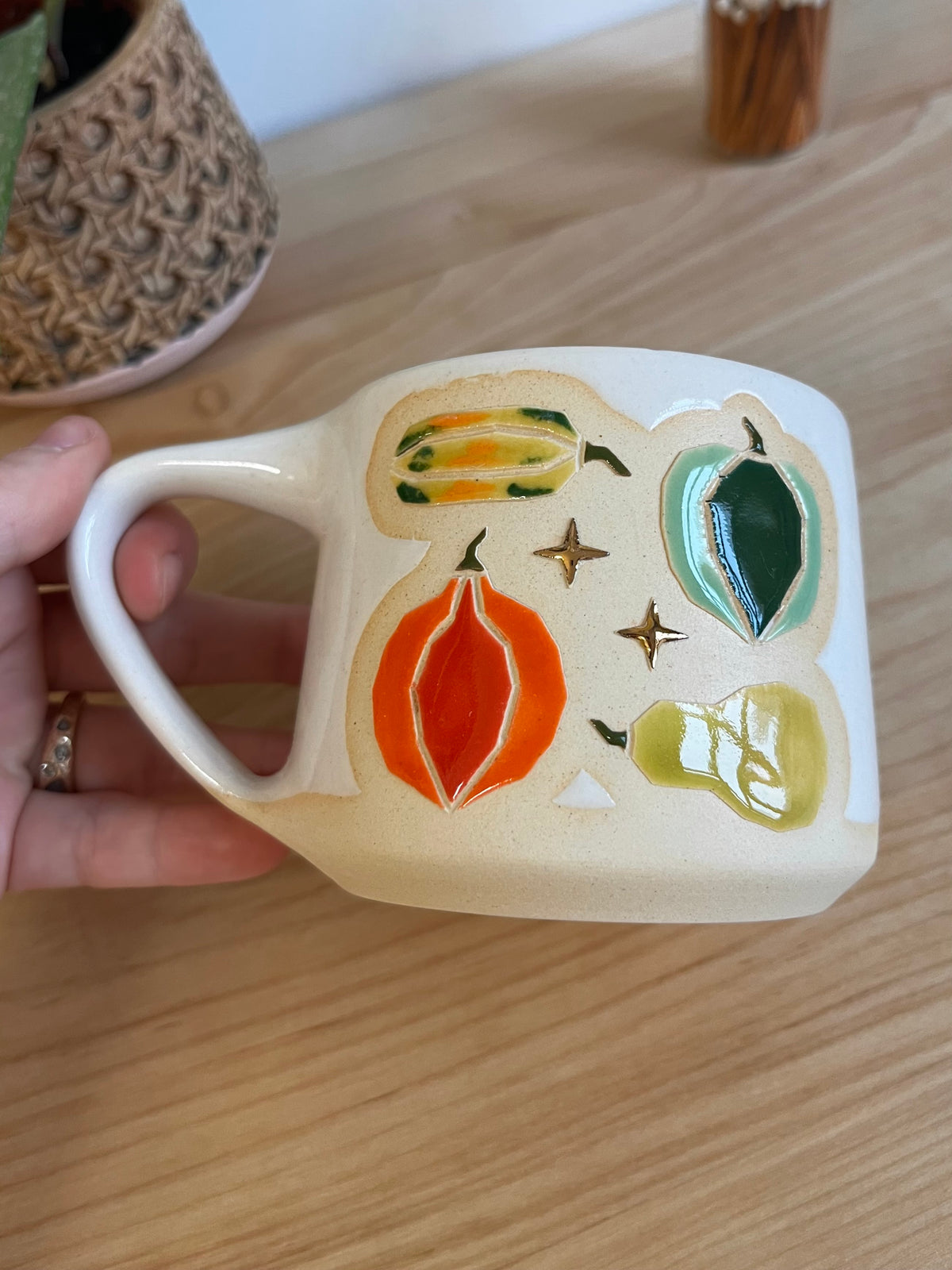 Shortie Fall Quilt Mug -12-