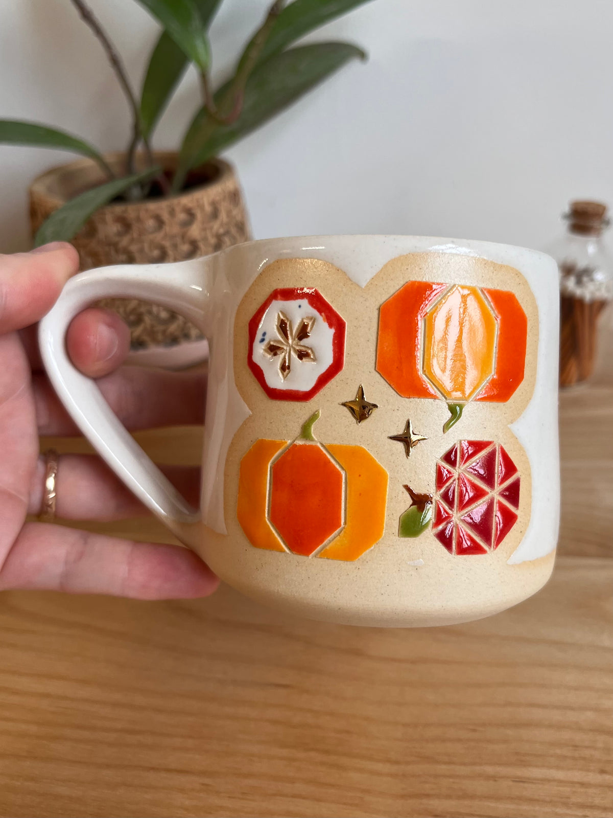 Shortie Fall Quilt Mug -17-