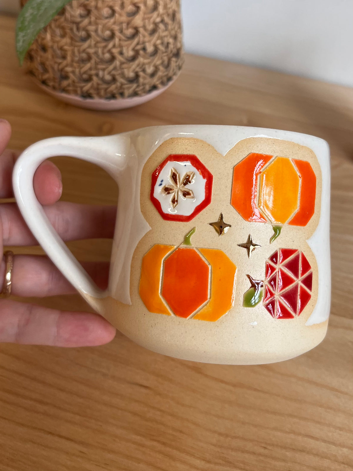 Shortie Fall Quilt Mug -17-