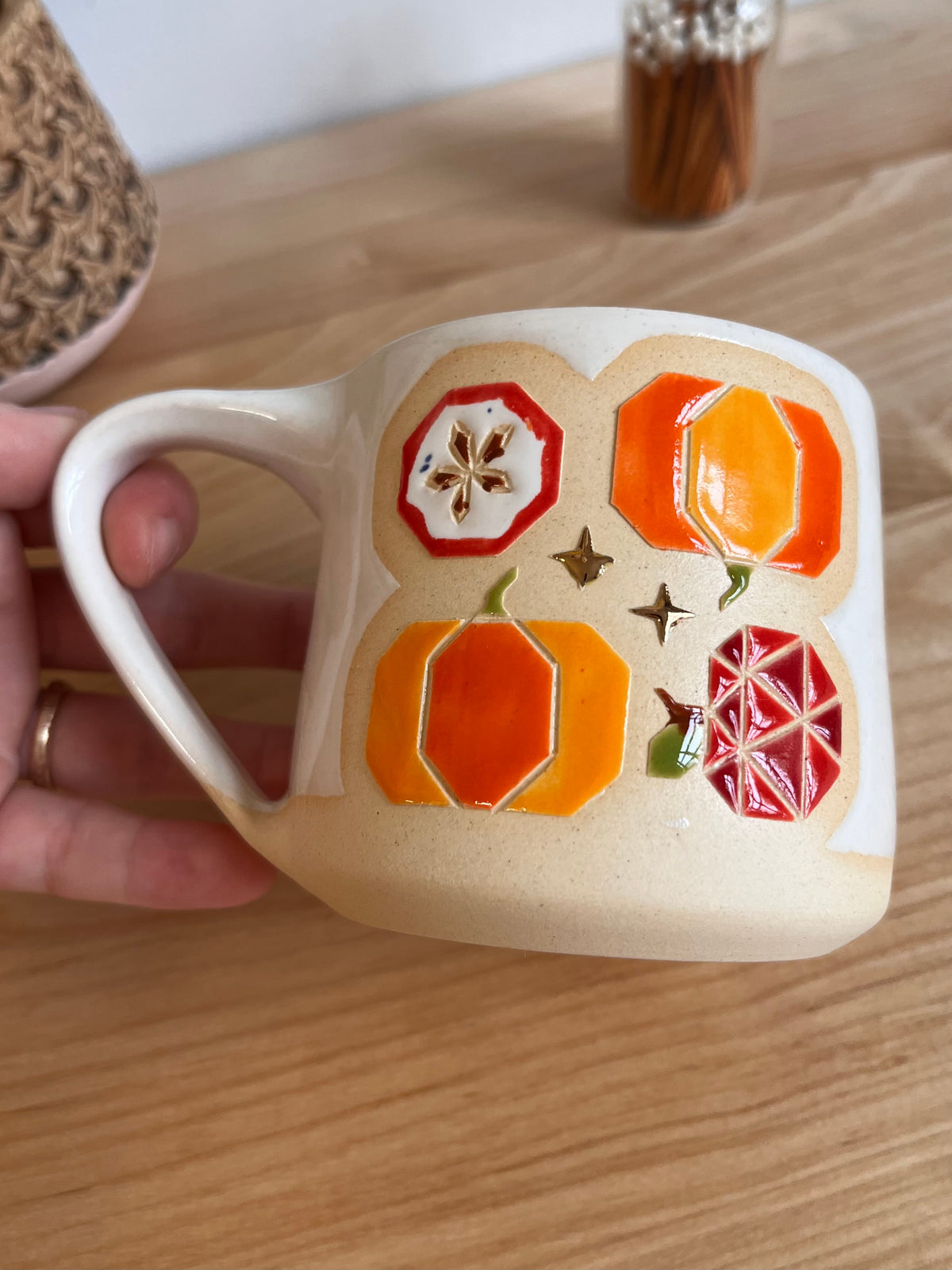 Shortie Fall Quilt Mug -17-