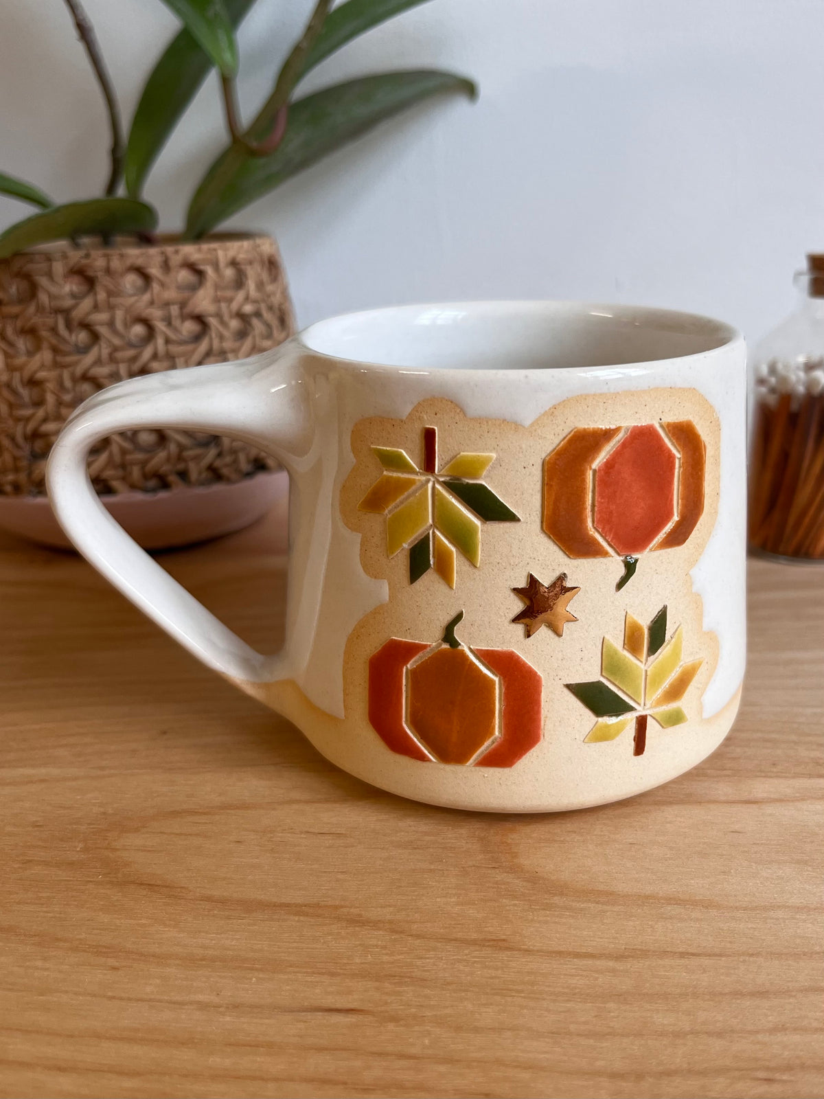 Shortie Fall Quilt Mug -18-
