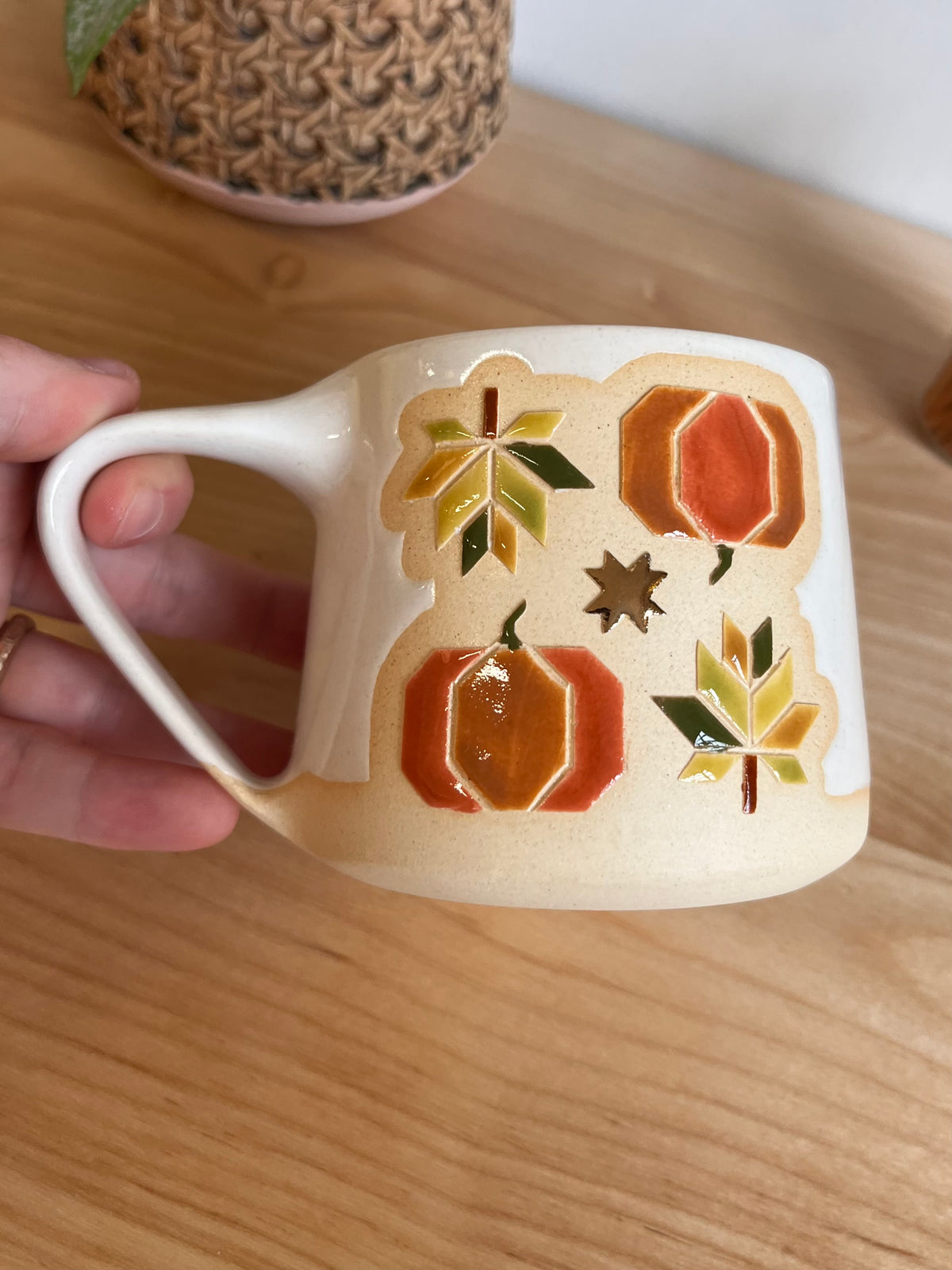 Shortie Fall Quilt Mug -18-