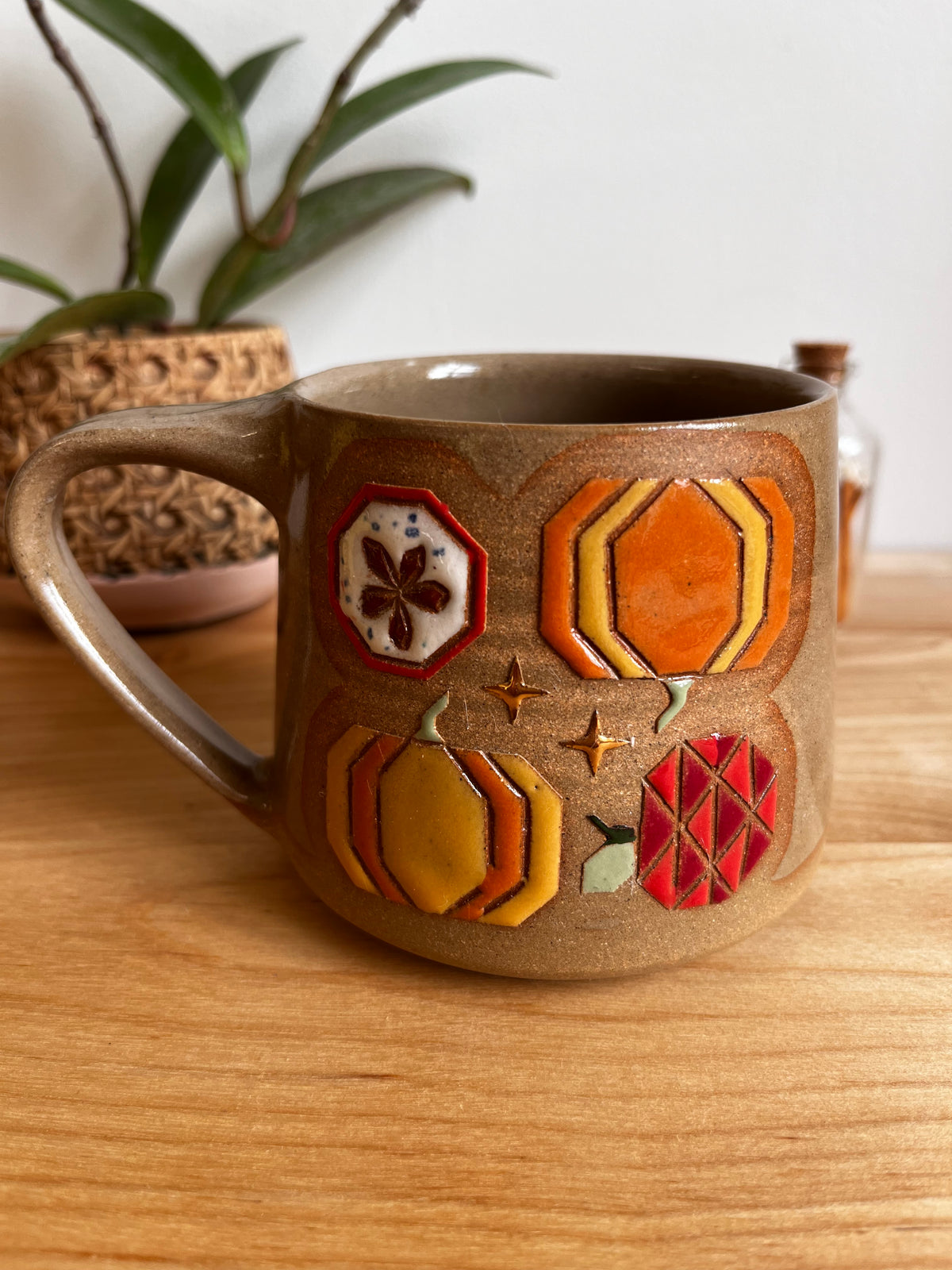 Tall Fall Quilt Mug -24-