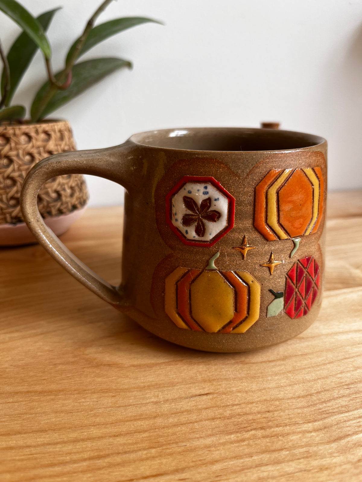 Tall Fall Quilt Mug -24-