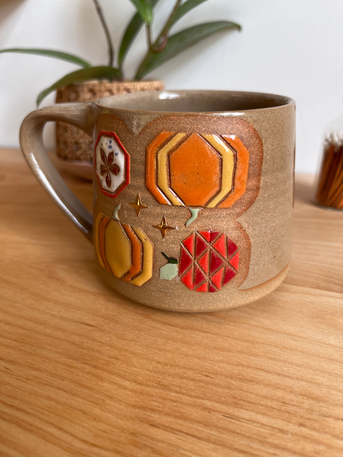 Tall Fall Quilt Mug -24-