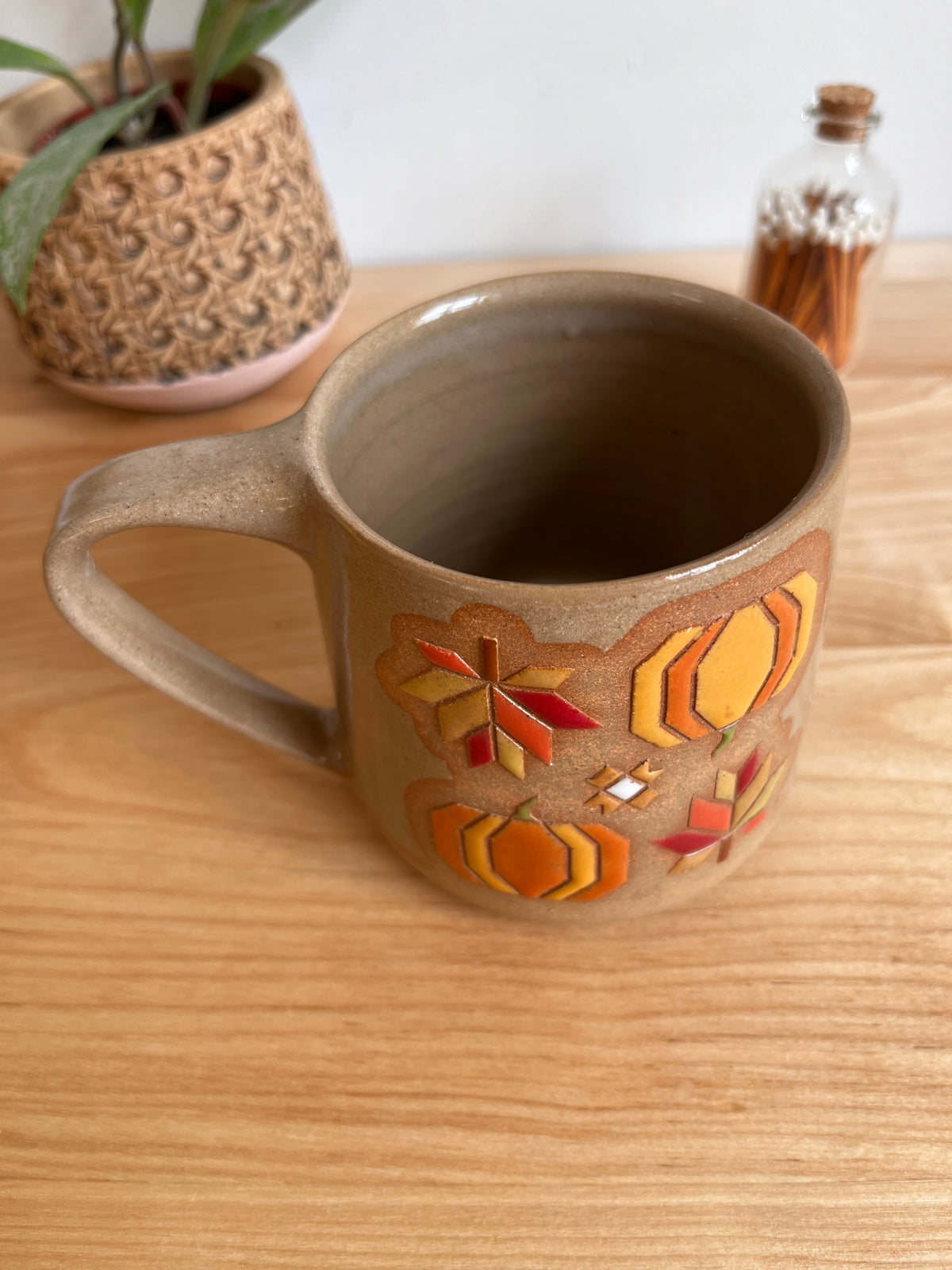 Tall Fall Quilt Mug -26-