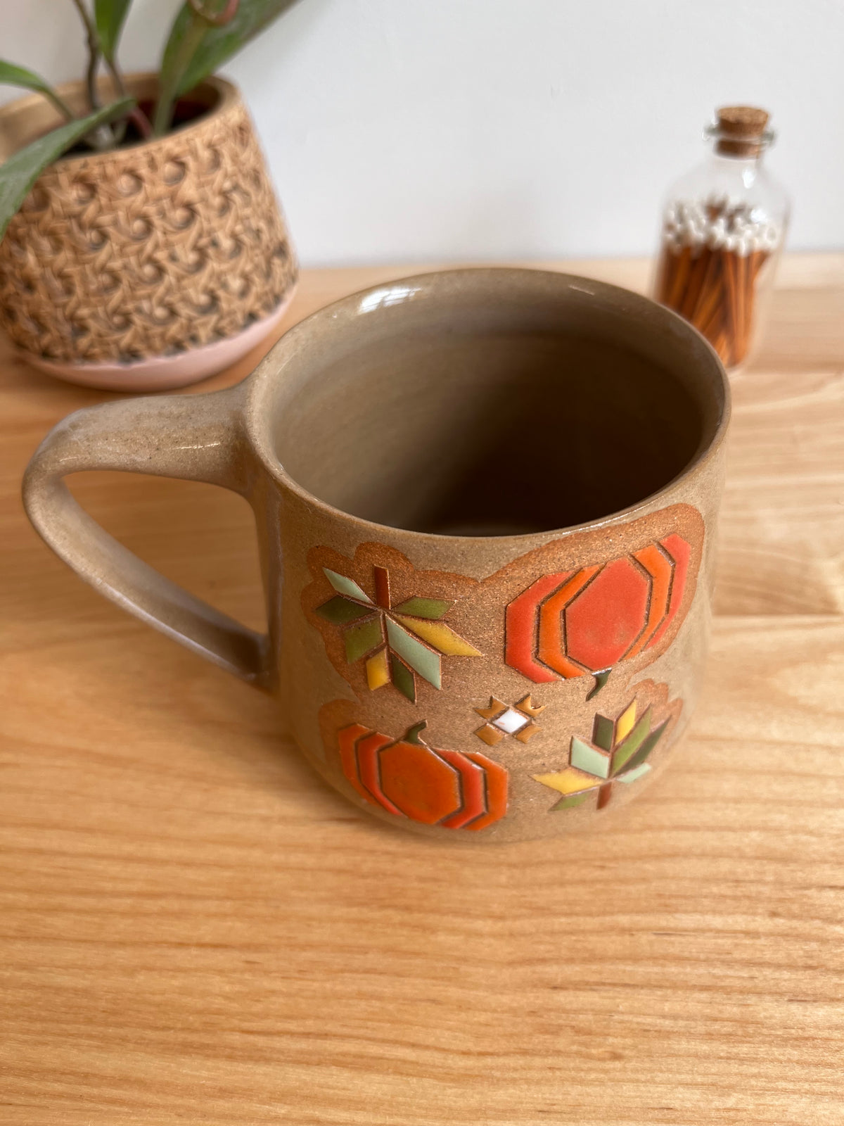 Tall Fall Quilt Mug -28-