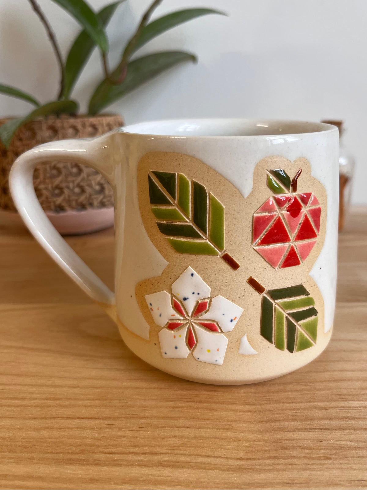 Tall Fall Quilt Mug -34-
