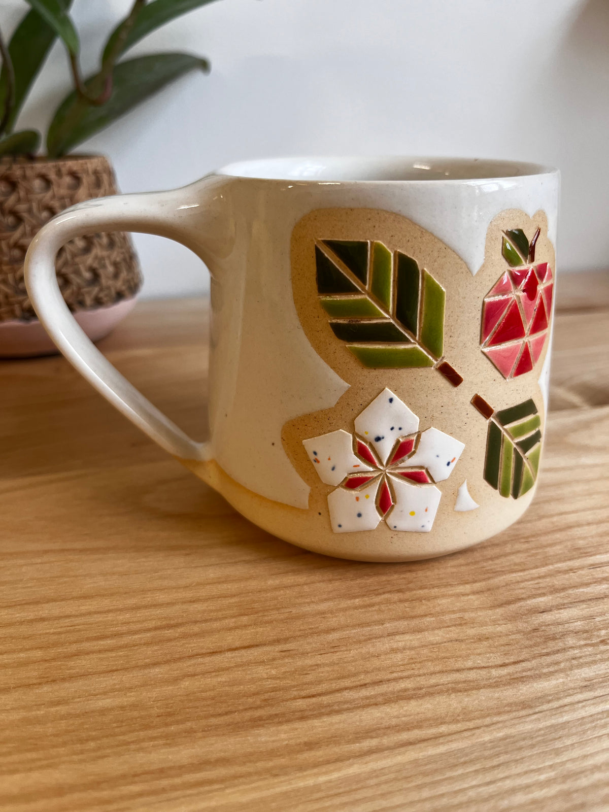 Tall Fall Quilt Mug -34-