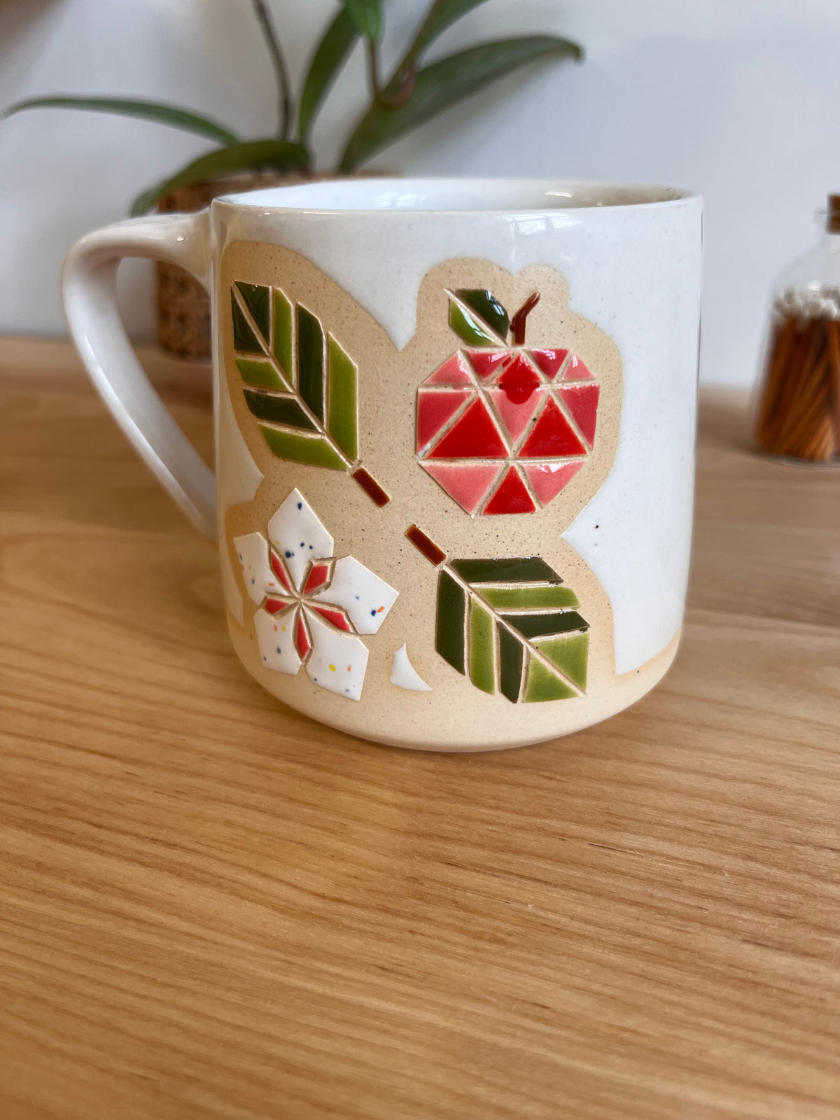 Tall Fall Quilt Mug -34-