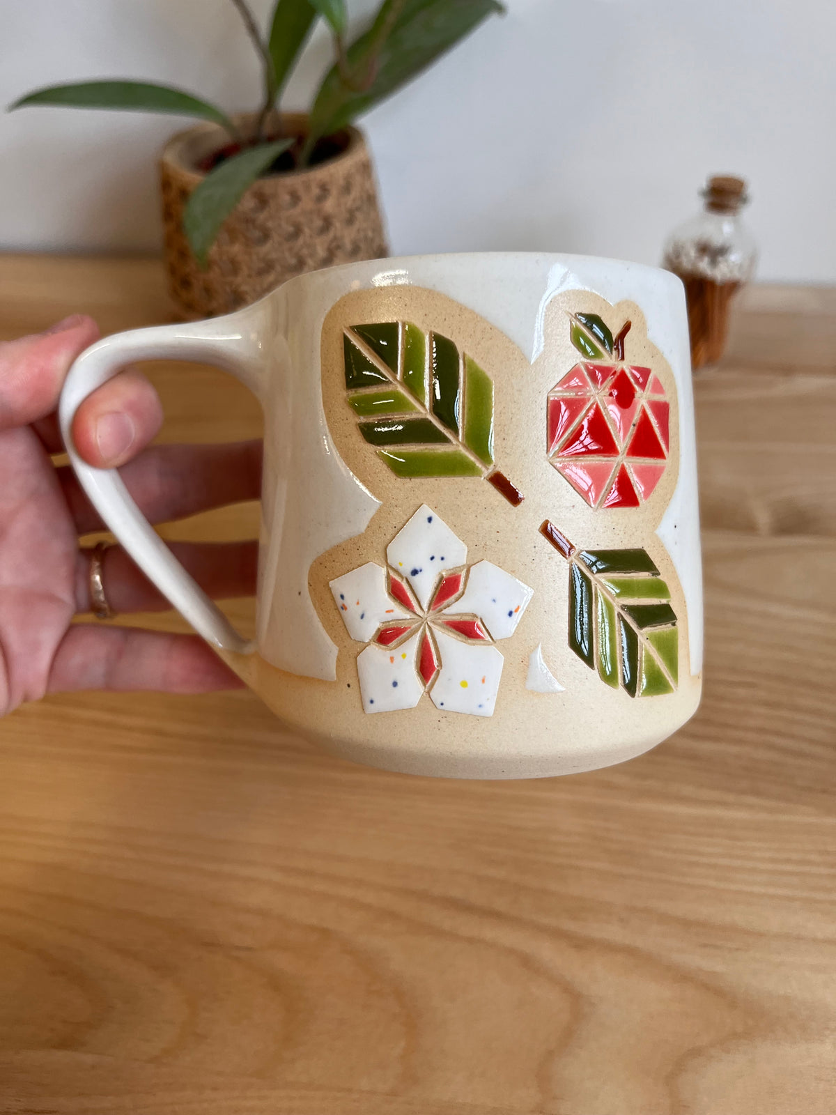 Tall Fall Quilt Mug -34-