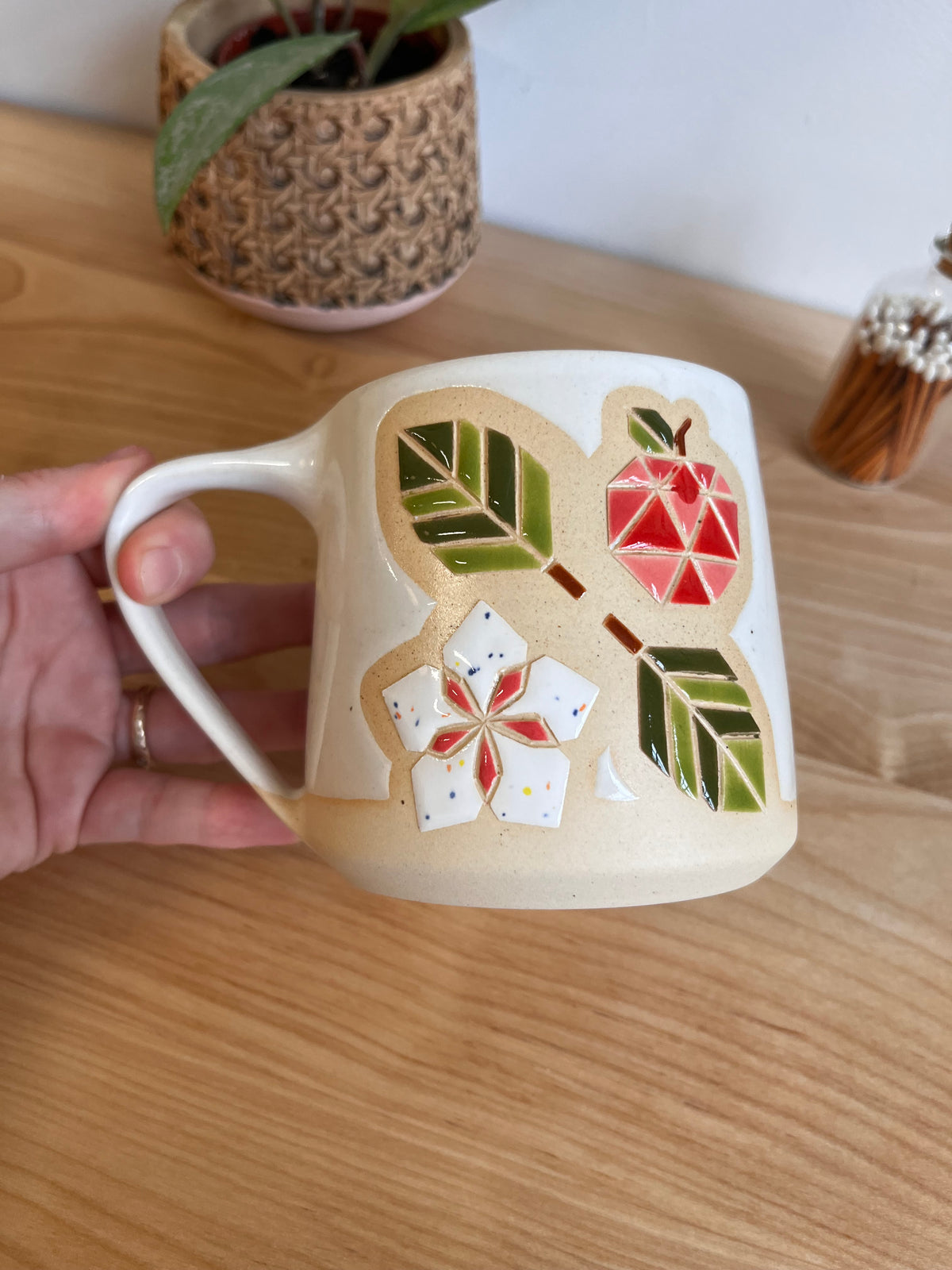 Tall Fall Quilt Mug -34-