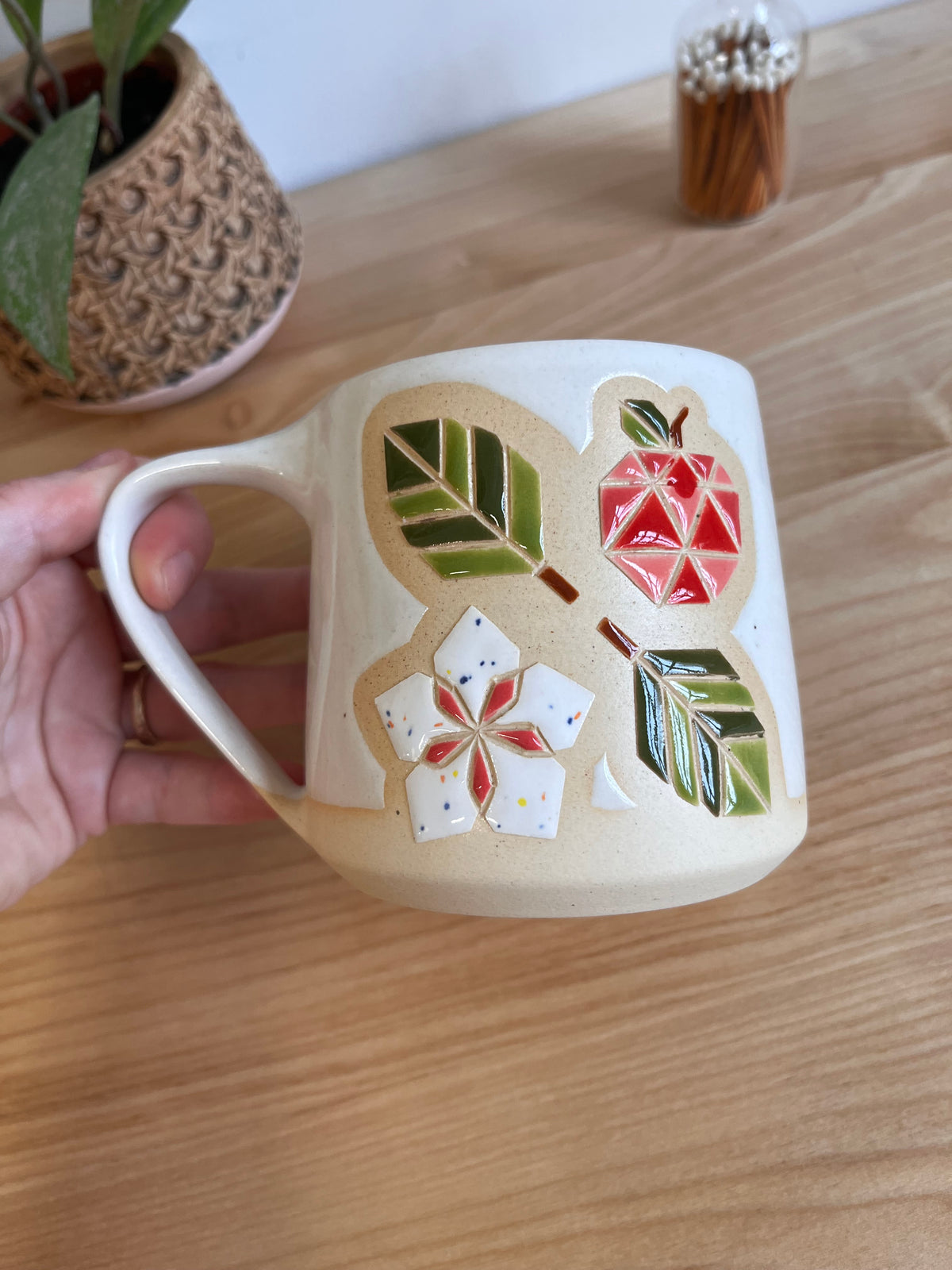 Tall Fall Quilt Mug -34-