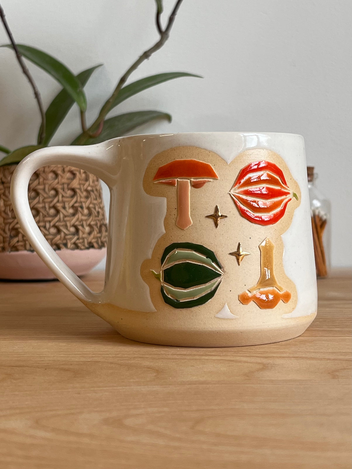 Tall Fall Quilt Mug -38-