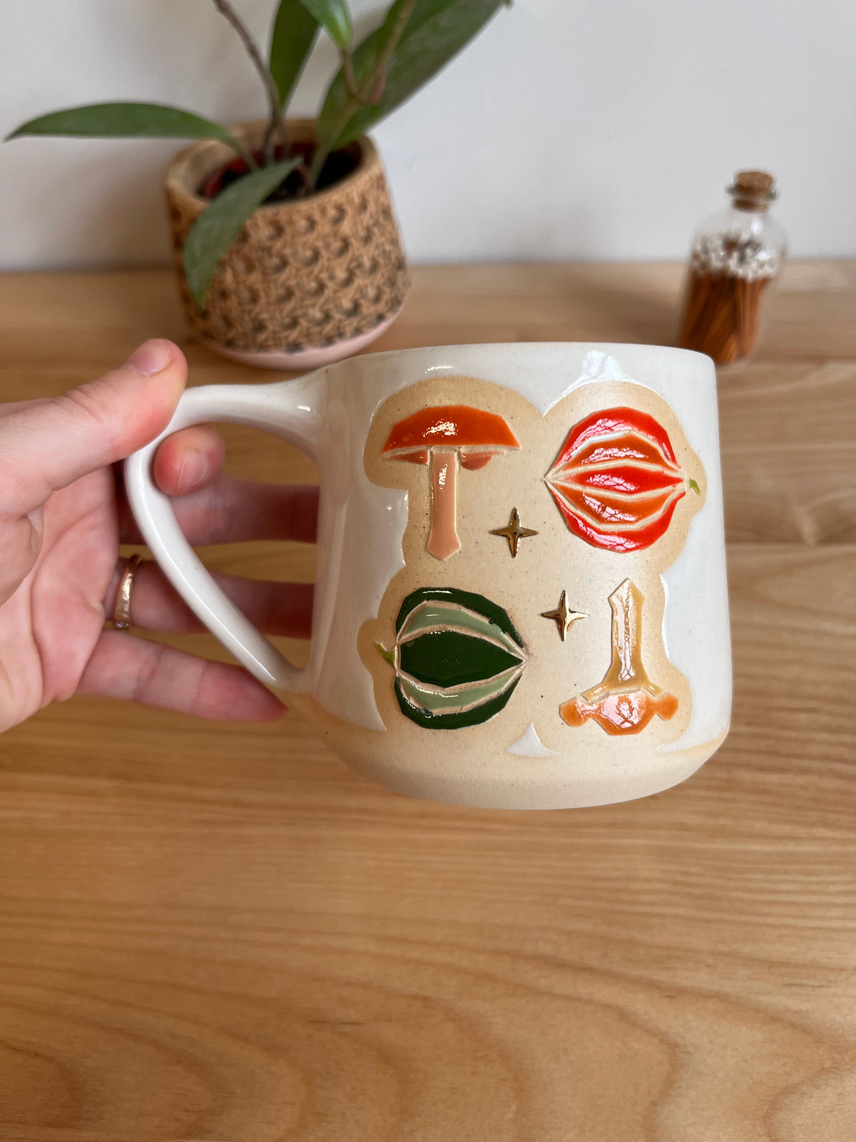 Tall Fall Quilt Mug -38-