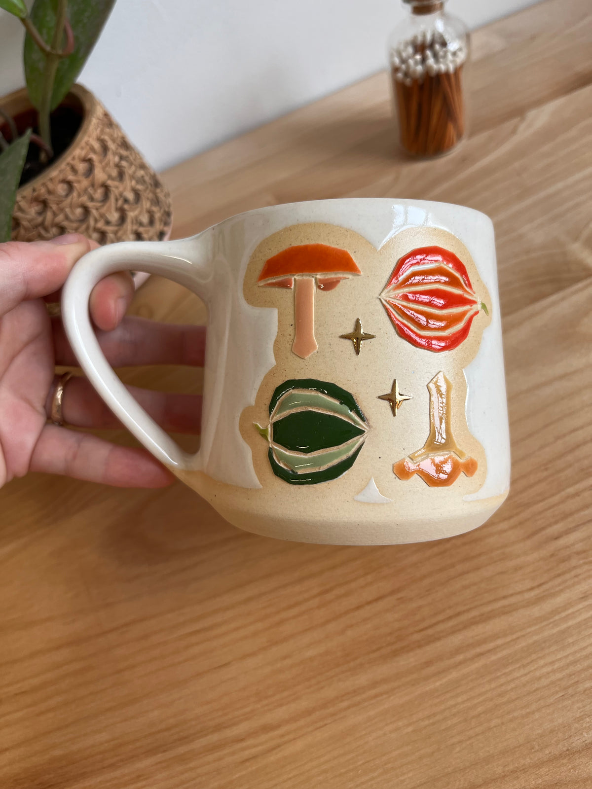 Tall Fall Quilt Mug -38-
