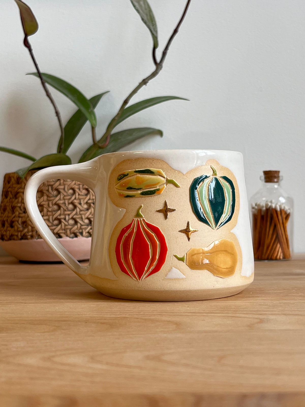 Tall Fall Quilt Mug -39-