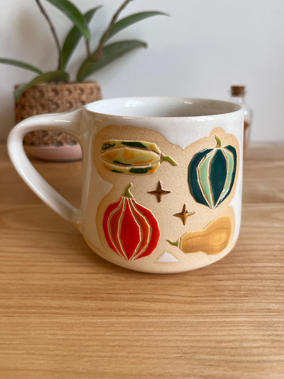 Tall Fall Quilt Mug -39-