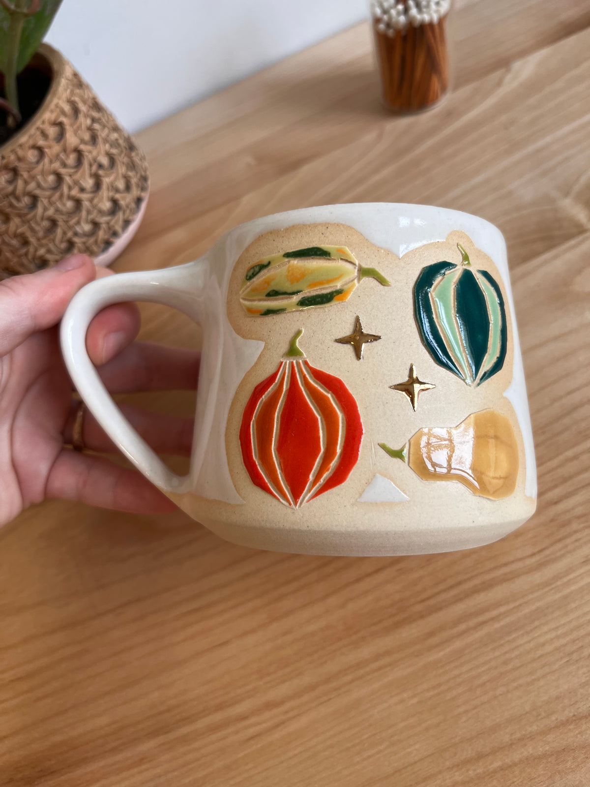 Tall Fall Quilt Mug -39-