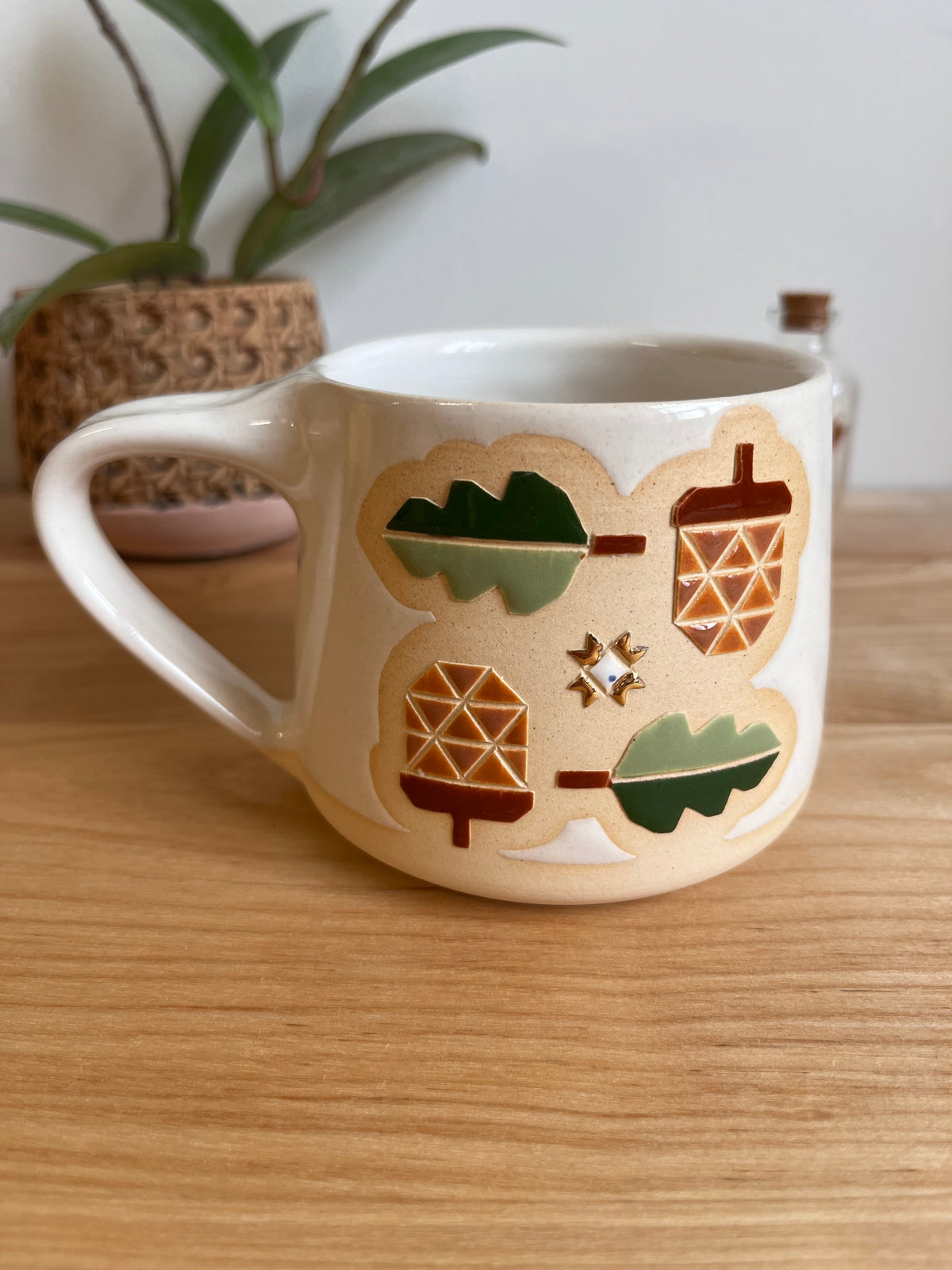 Tall Fall Quilt Mug -40-