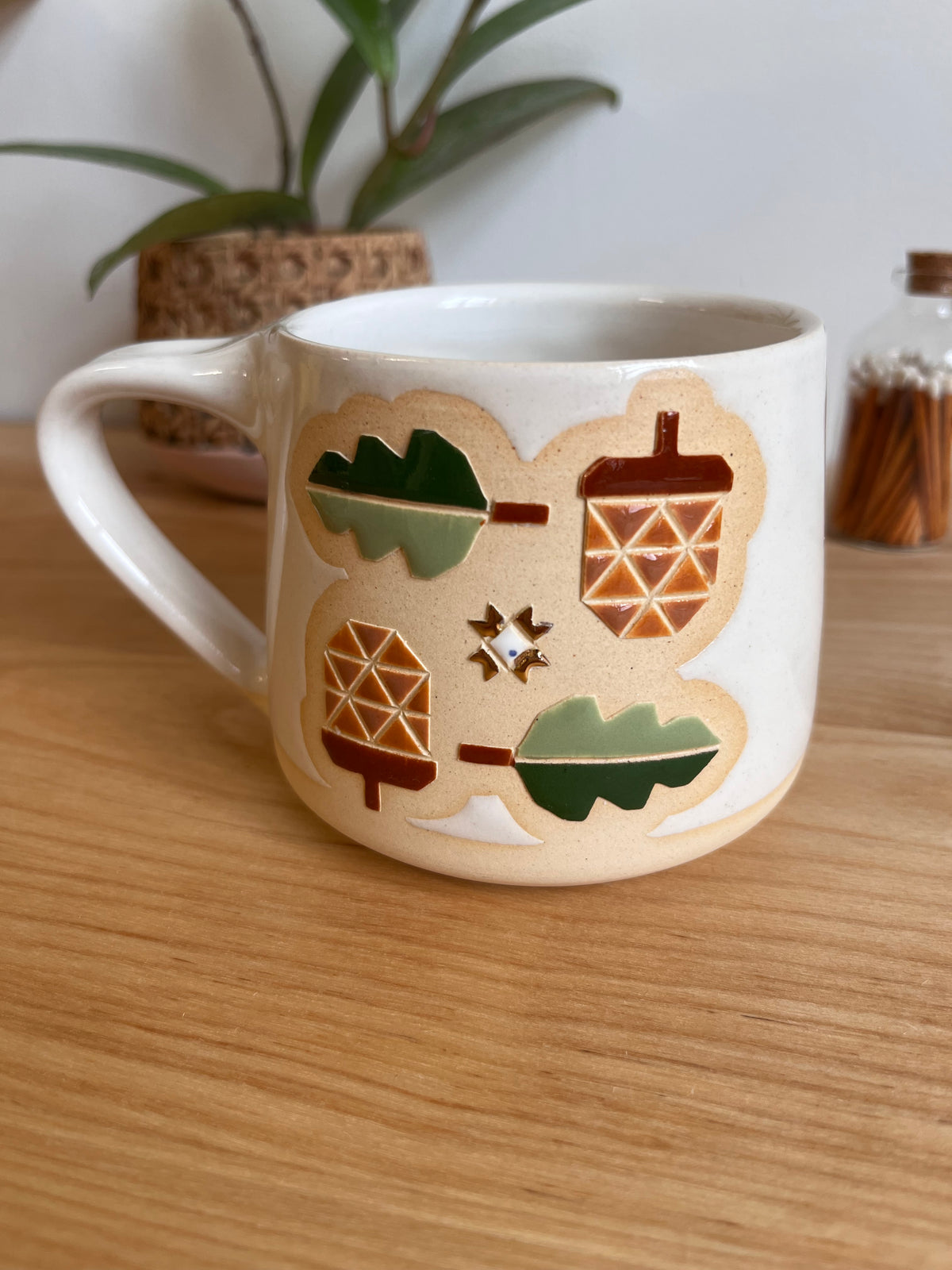 Tall Fall Quilt Mug -40-