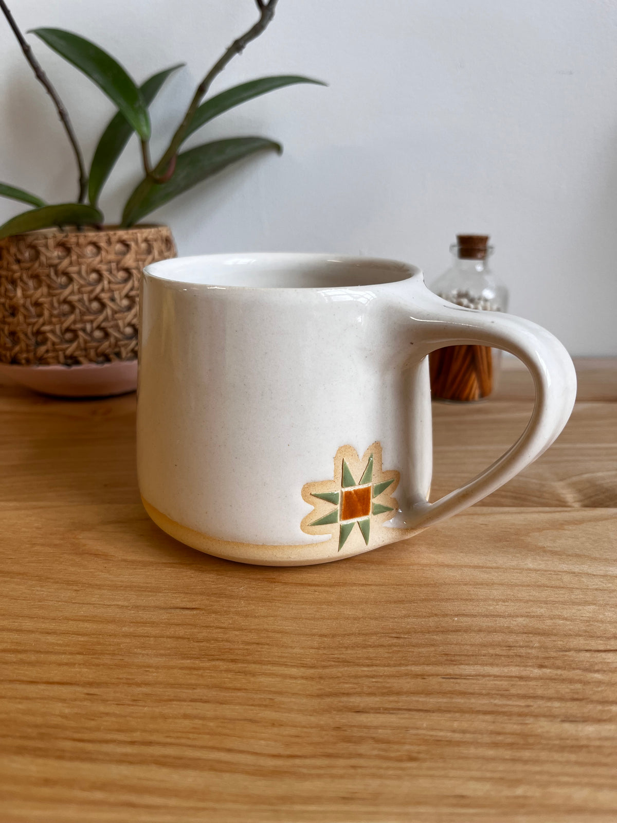 Tall Fall Quilt Mug -40-