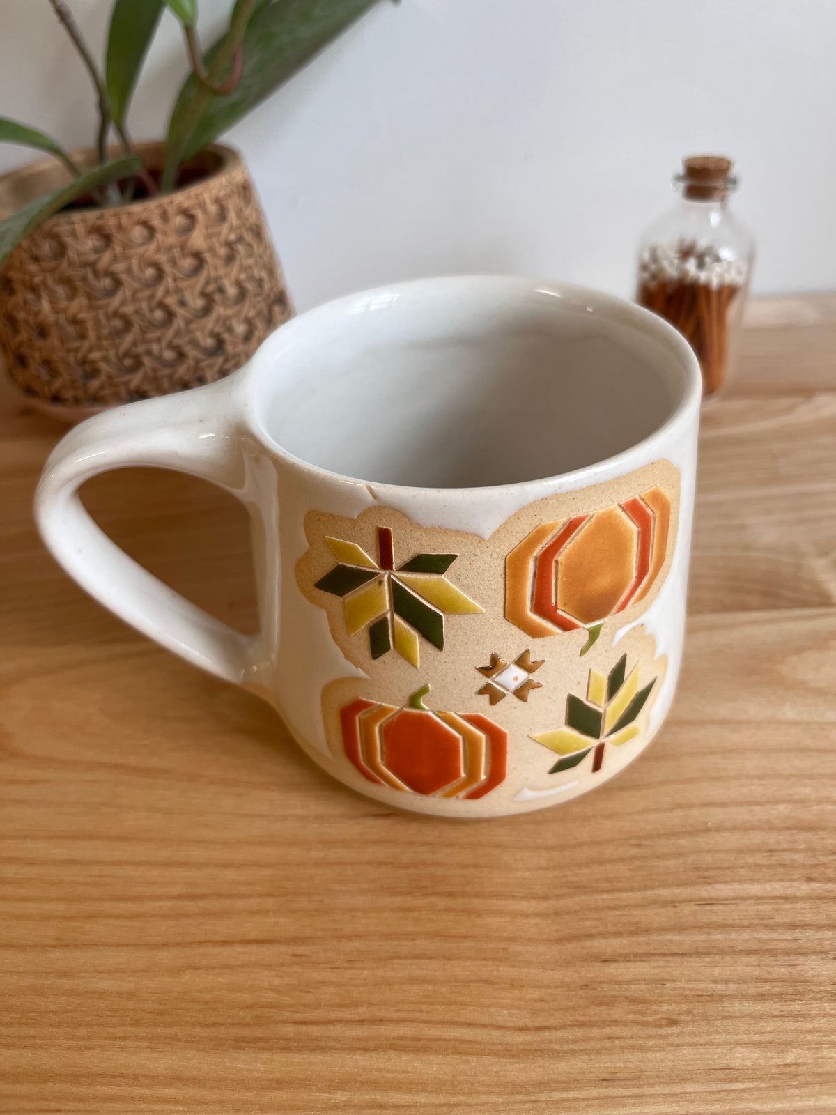 Tall Fall Quilt Mug -43-
