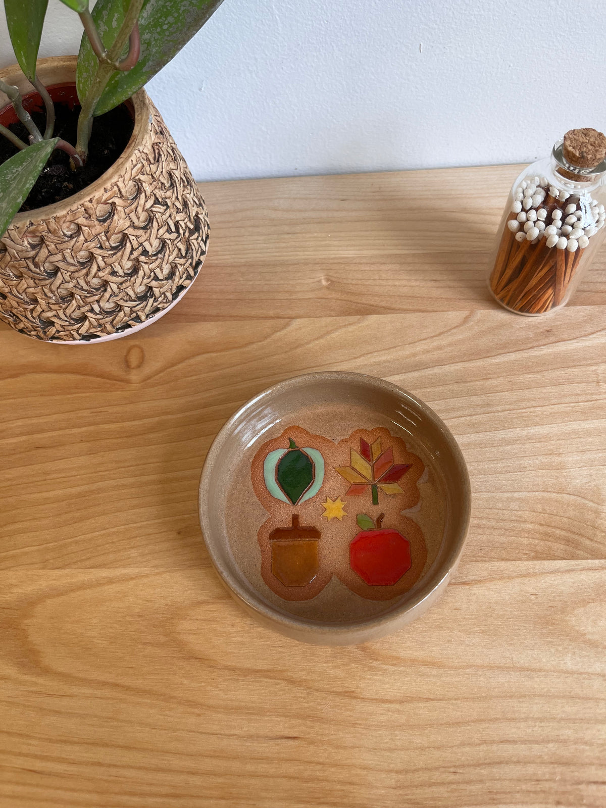 Quilt Trinket Dish -60-