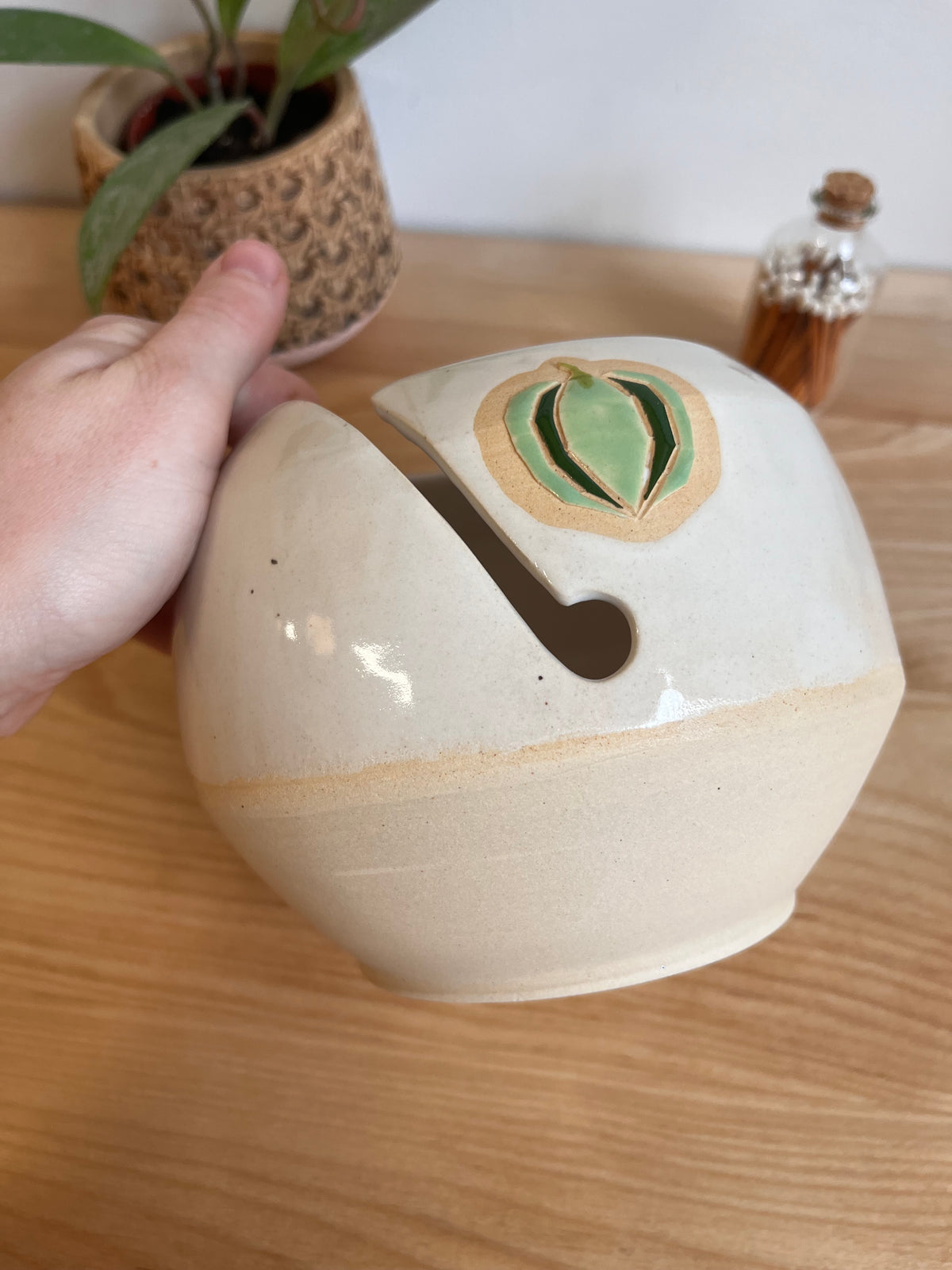 Fall Quilt Yarn Bowl -67-