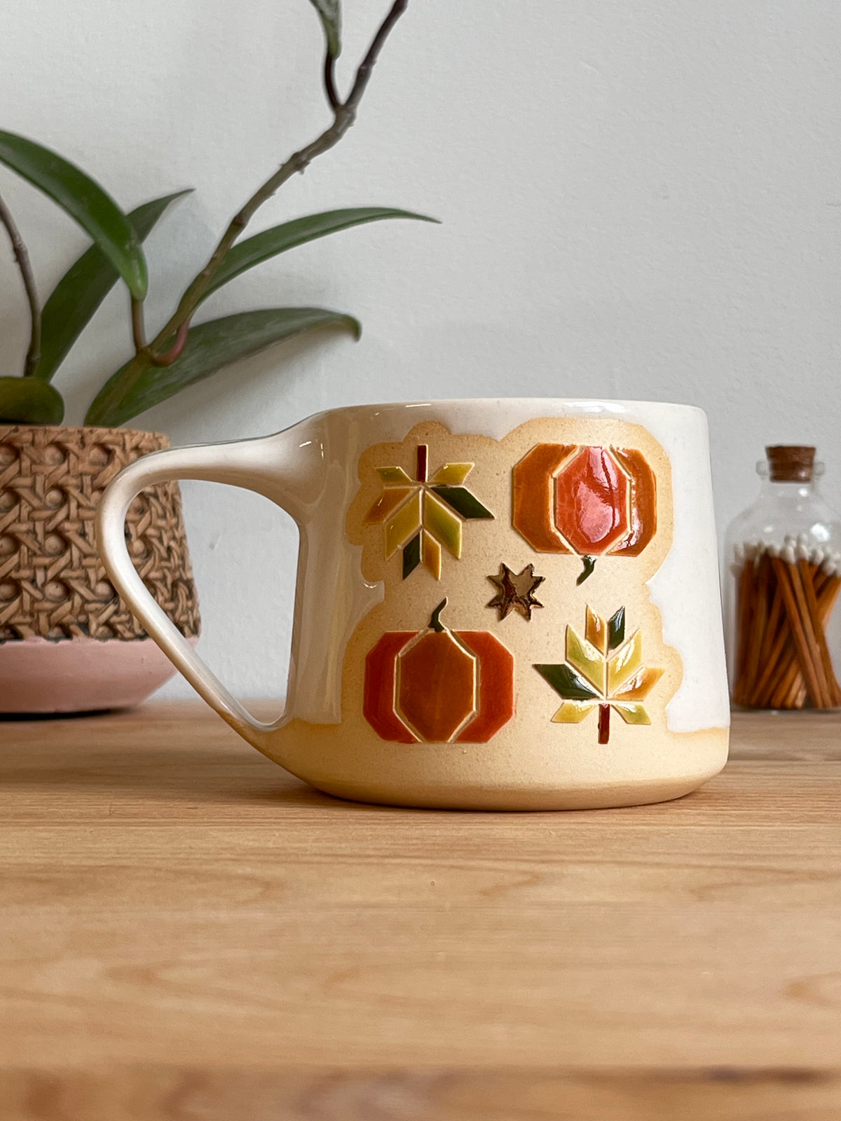 Shortie Fall Quilt Mug -18-