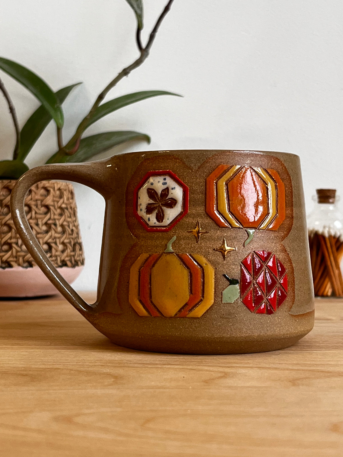 Tall Fall Quilt Mug -24-